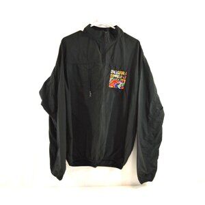 Seymour Hill Run Pullover 1/4 Zip Block Color Graphic 90s Running Loose Unisex